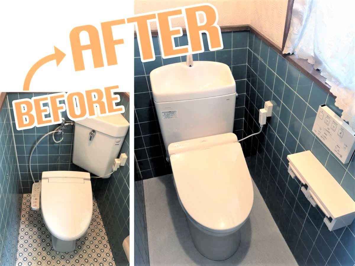 トイレと水栓取替を頼みました。